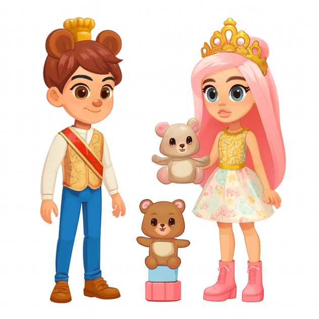 Mice Dolls Set